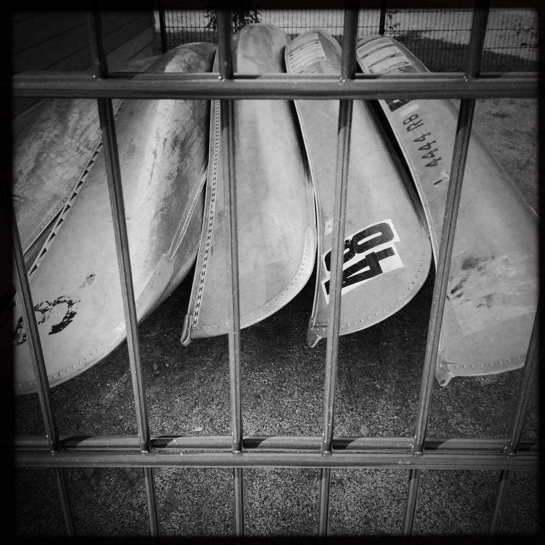 Caged Canoes.